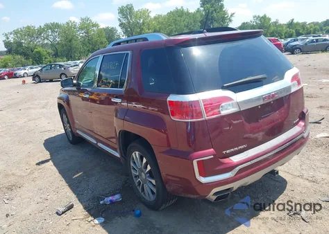 2017 GMC Terrain Denali from USA, damaged, VIN 2GKFLVE36H6118403